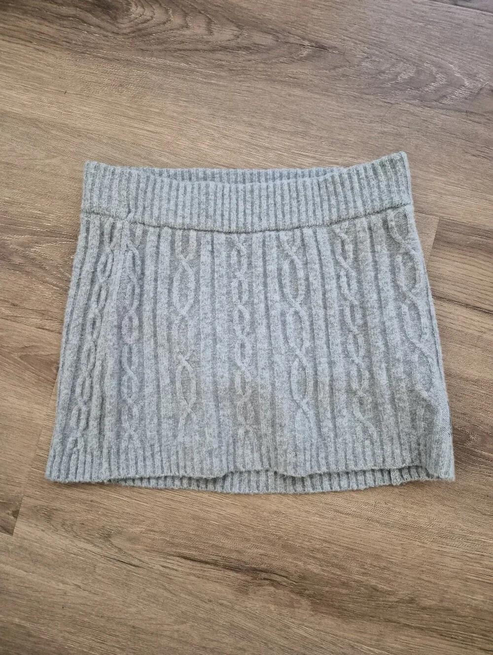 ALO Yoga Gray Cable Knit Ribbed Skort XS